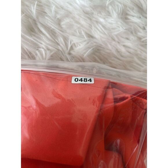 Designer Romper Dress S  Red C/MEO Collective Lined Party Cocktail - Picture 8 of 8